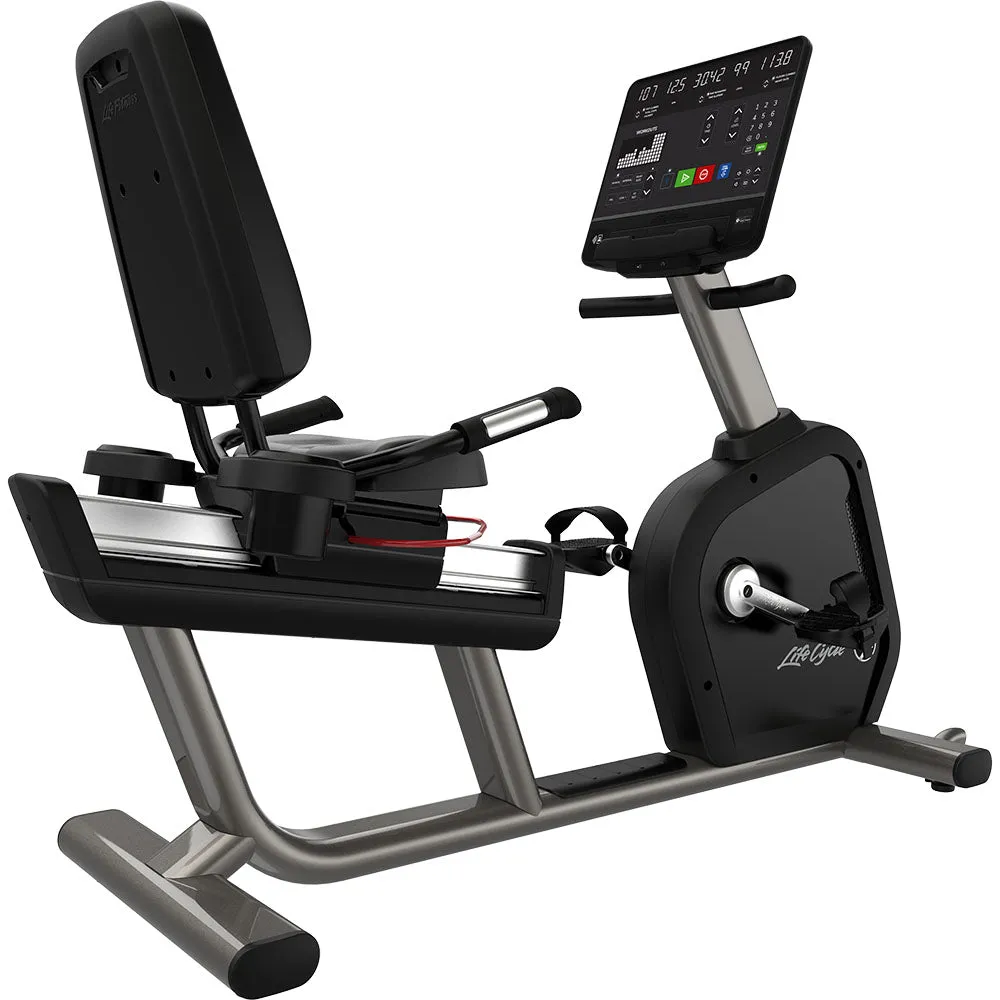 Great Value Life Fitness Club Series   Recumbent Lifecycle Bike SL Console Built to Impress, GHD,Core Trainers, Push Up Racks