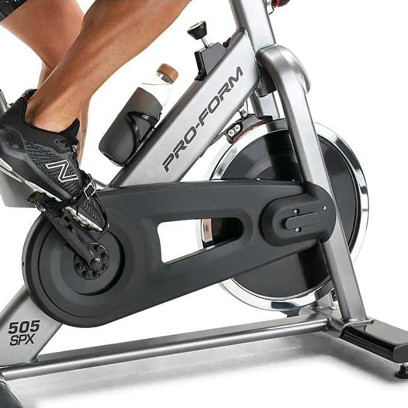ProForm - SPX 505 Indoor Cycling Spin Bike, Curved treadmill, Vegan protein bars, Aerial yoga hammock
