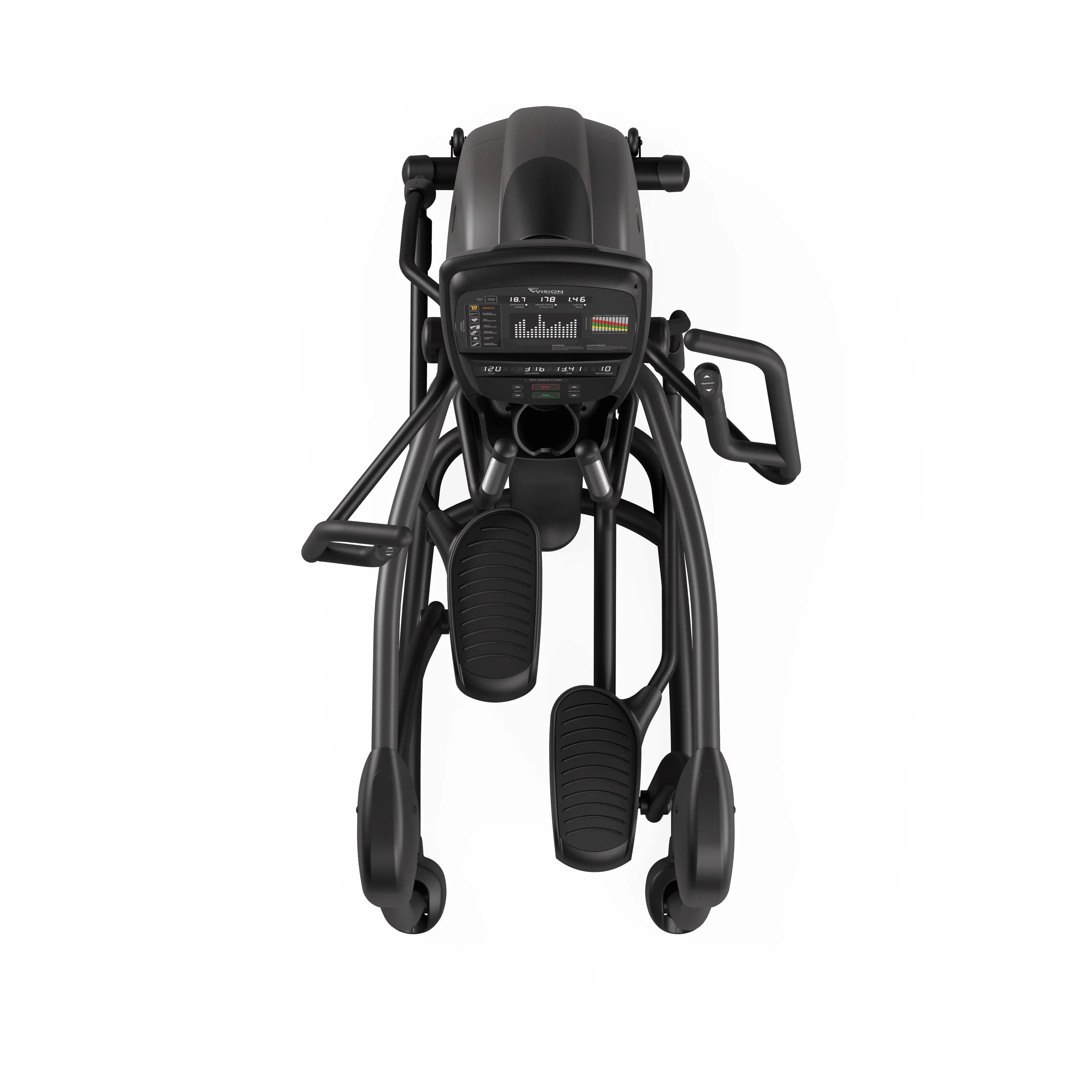S70 Suspension Elliptical, Round Dumbbells