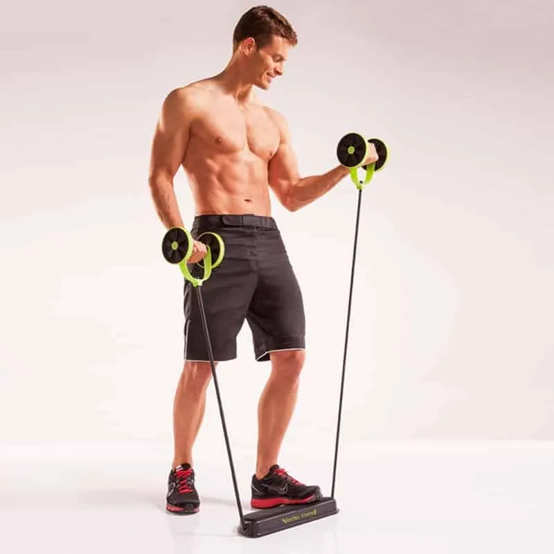 AB Roller with Resistance Bands, Ab roller wheel, Battle ropes