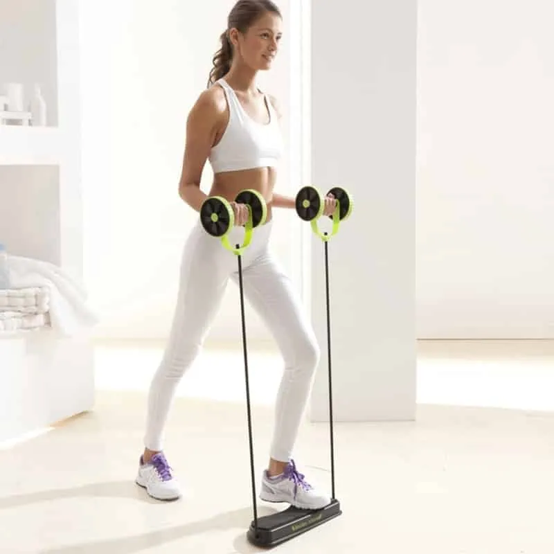 AB Roller with Resistance Bands, Leg press machine, Rower Accessories