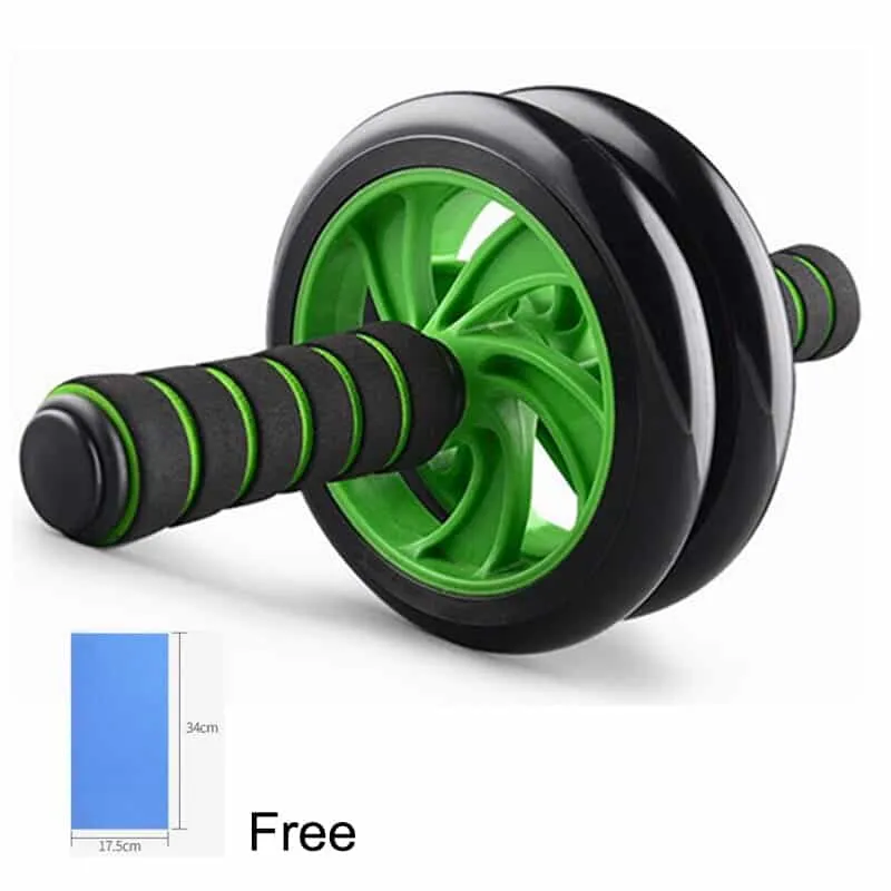 AB Roller with Resistance Bands, Assault,Air Bikes, Rebounders, Fixed Barbell Set