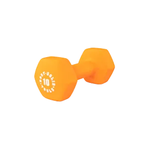 Handpicked for You Bodysolid Orange 10lb Neoprene Dumbbell Find Your Perfect Fit, Gym Equipment, Resistance band repair clips, Storage