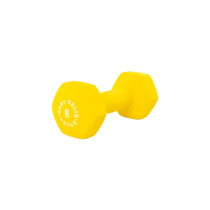 Handpicked for You Bodysolid Yellow 9lb Neoprene Dumbbell Act Fast, Strength Accessories, Knee brace for running