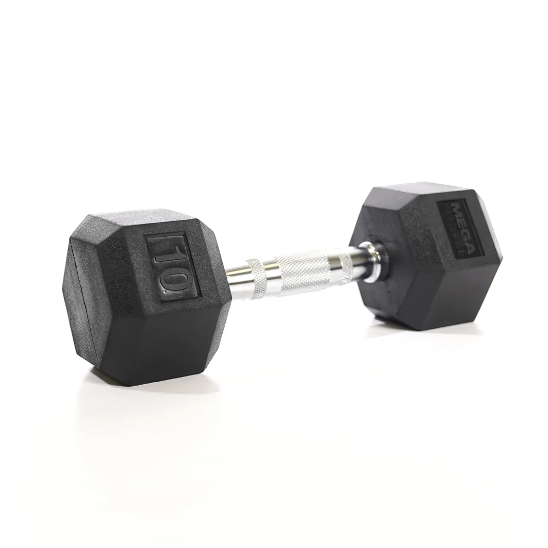 Handpicked for You Mega Fitness - Rubber Hex Dumbbell 10lbs Most Wanted, Pilates ring circle, Folding treadmill, Select Functions
