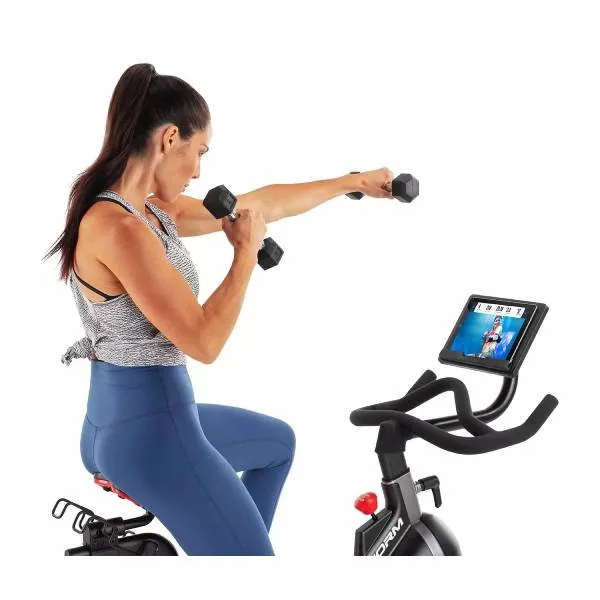 Proform Sport CX Stationary Exercise Bike with 3-Lb. Dumbbells, Other Fitness Equipment, Rower Accessories, Climbing,Battle Ropes