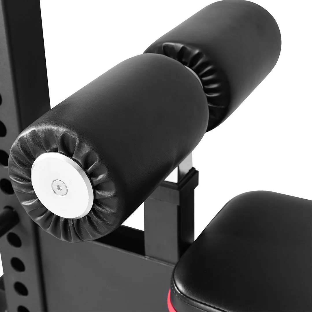 Reeplex Lat Pulldown   Row Machine with 140kg Weight Stack, Knee brace for running