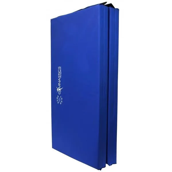 Sure Shot Foldable Gymnastics Mat (Blue) | 60mm, Commercial Rowers