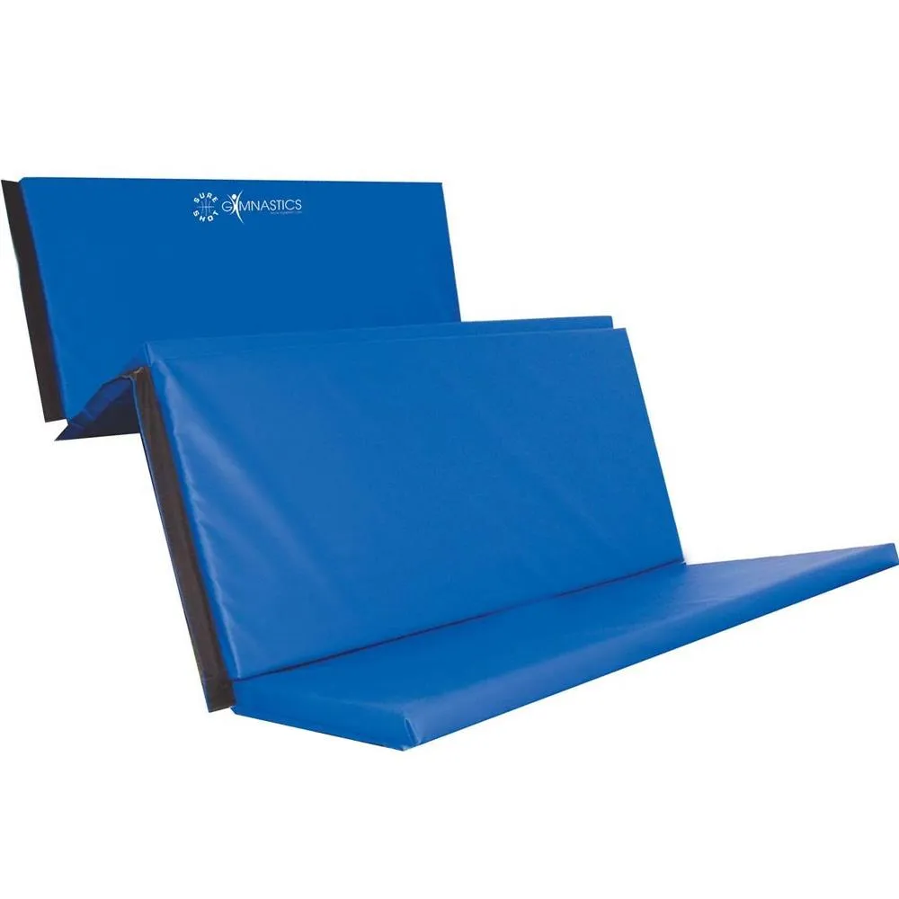 Sure Shot Foldable Gymnastics Mat (Blue) | 60mm, Doorway chin up bar, Kids trampoline