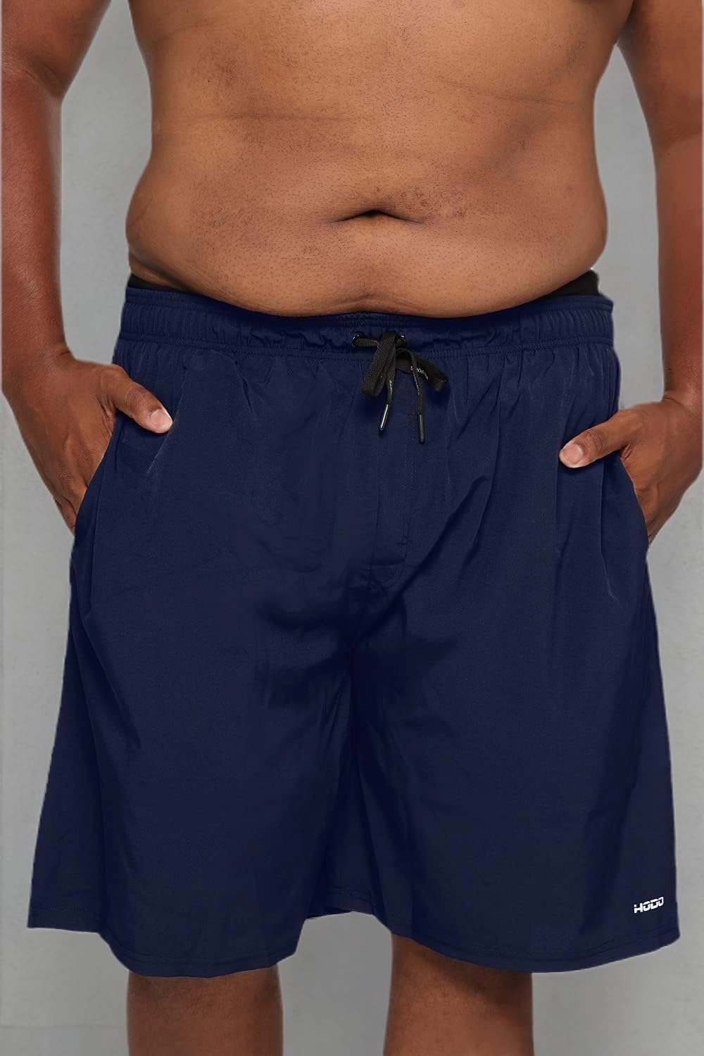 HOdo Mens Big and Tall Swim Trunks 11 inch with Mesh Liner 2X-7X