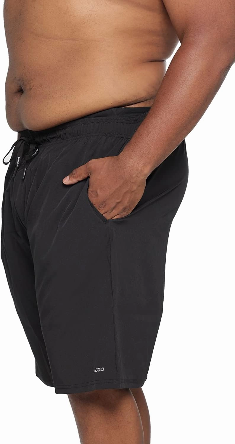HOdo Mens Big and Tall Swim Trunks 11 inch with Mesh Liner 2X-7X