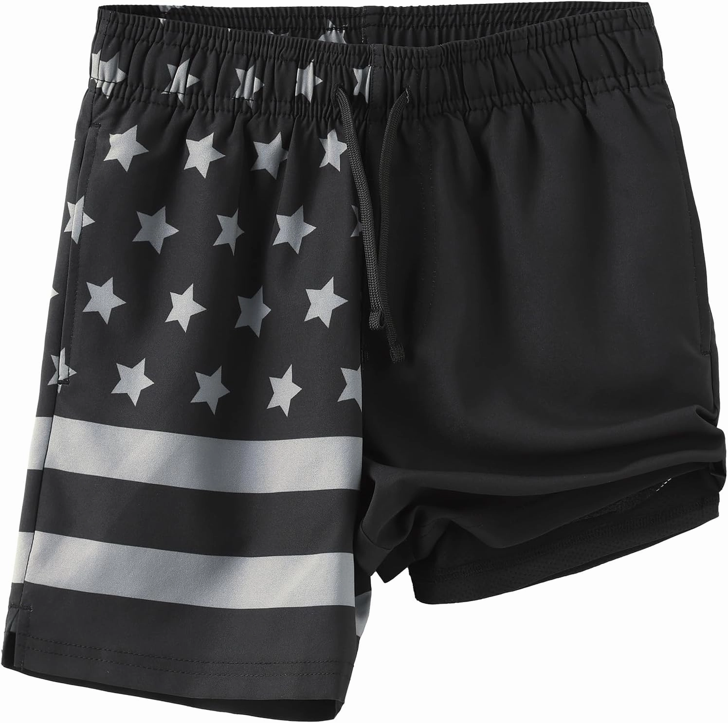 HODOSPORTS Boys Swim Trunks with Compression Liner Swimwear Bathing Suits Swim Shorts with Pockets