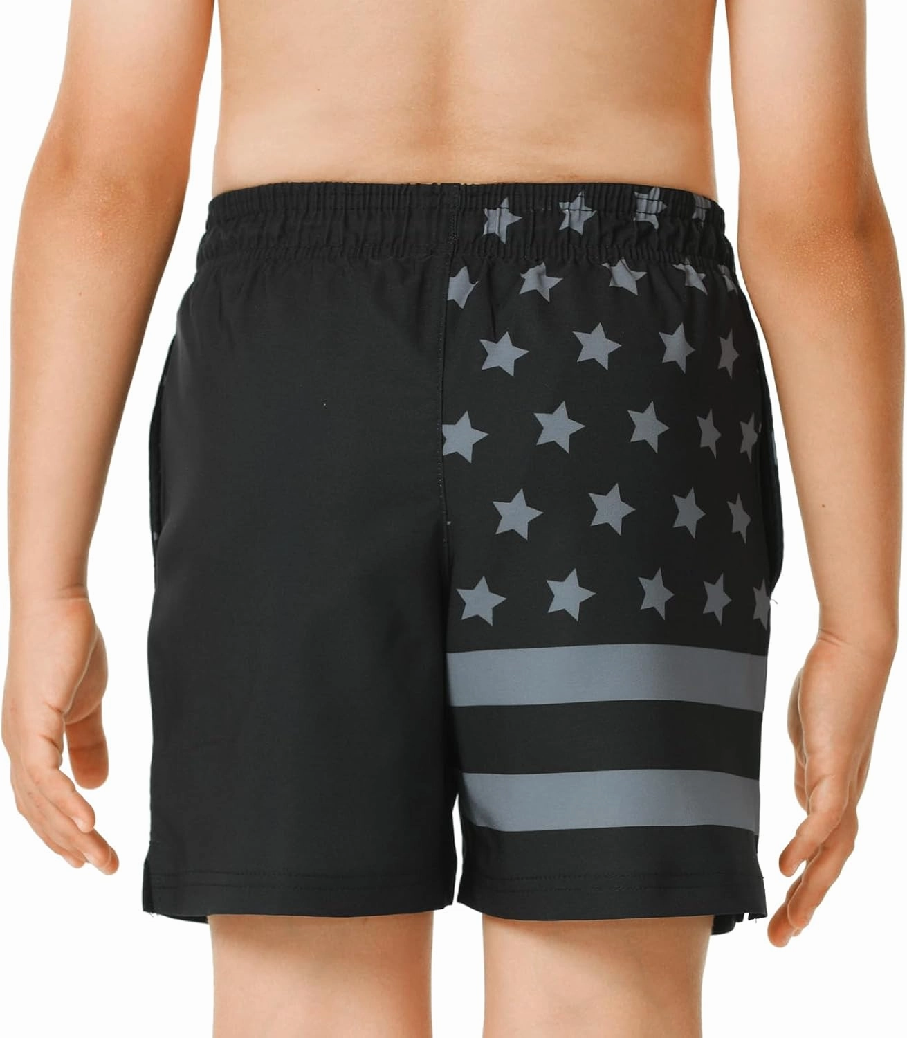 HODOSPORTS Boys Swim Trunks with Compression Liner Swimwear Bathing Suits Swim Shorts with Pockets