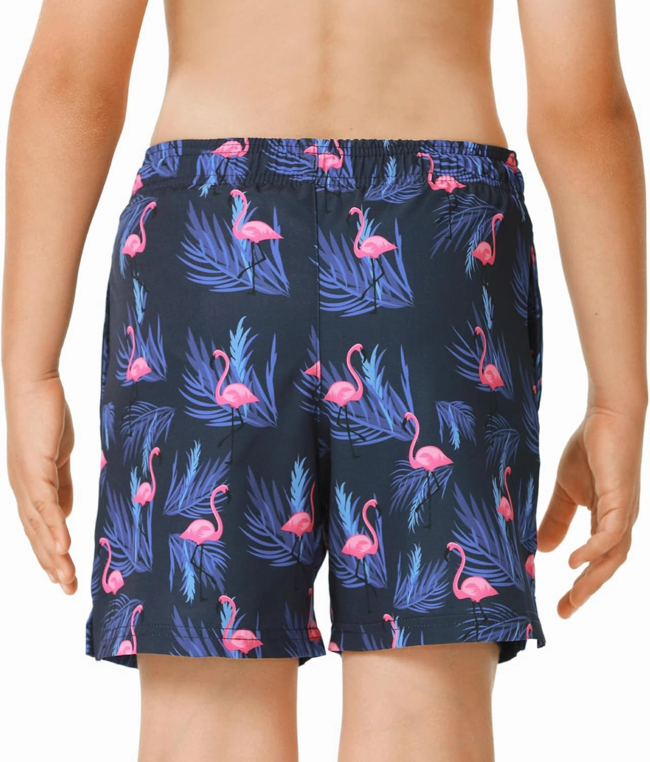 HODOSPORTS Boys Swim Trunks with Compression Liner Swimwear Bathing Suits Swim Shorts with Pockets