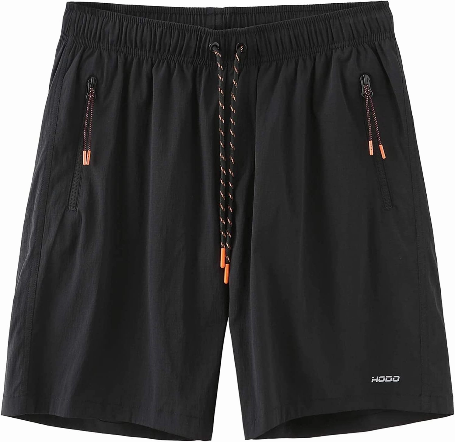 HODOSPORTS Mens No Liner Swim Trunks Quick-Dry with Zipper Pockets