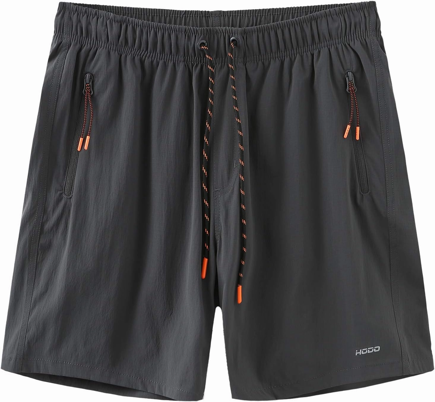 HODOSPORTS Mens No Liner Swim Trunks Quick-Dry with Zipper Pockets