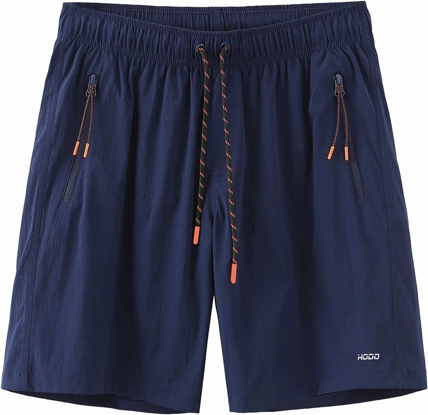 HODOSPORTS Mens No Liner Swim Trunks Quick-Dry with Zipper Pockets