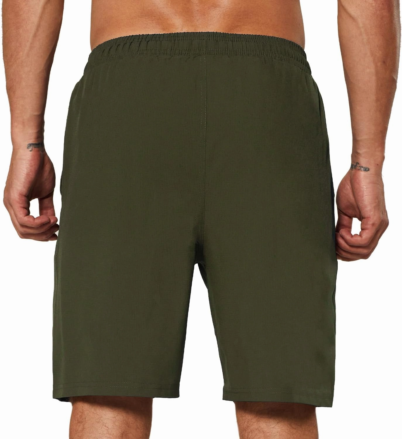 HODOSPORTS Mens Swim Trunks with Compression Liner 9 Inch Quick Dry Swim Shorts with Pockets Swim Suit