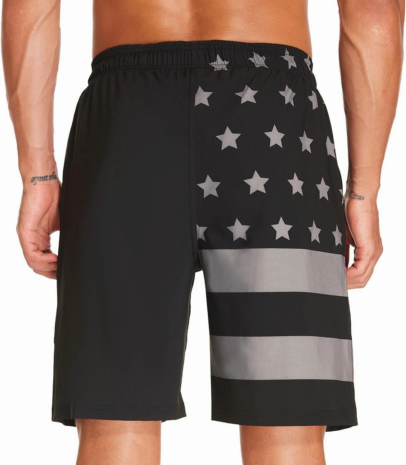 HODOSPORTS Mens Swim Trunks with Compression Liner 9 Inch Quick Dry Swim Shorts with Pockets Swim Suit