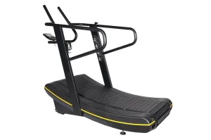 Hot Deal California Fitness Curvemill Treadmill Great Value, Power Bands, Gym Equipment