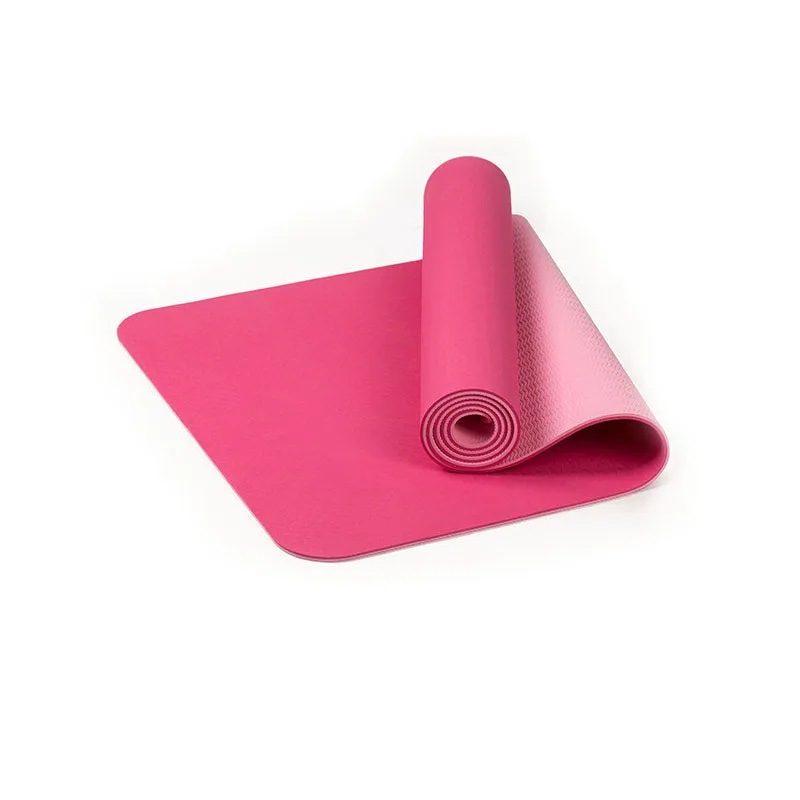 Colorful Thick Non-slip Fitness Mat, Parallettes for calisthenics, Commercial Bikes