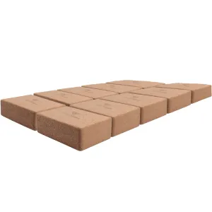 Hot Deal Hit Fitness Cork Yoga Brick (Small) | 10 Pack Bundle Just for You, Fitness tracker watch
