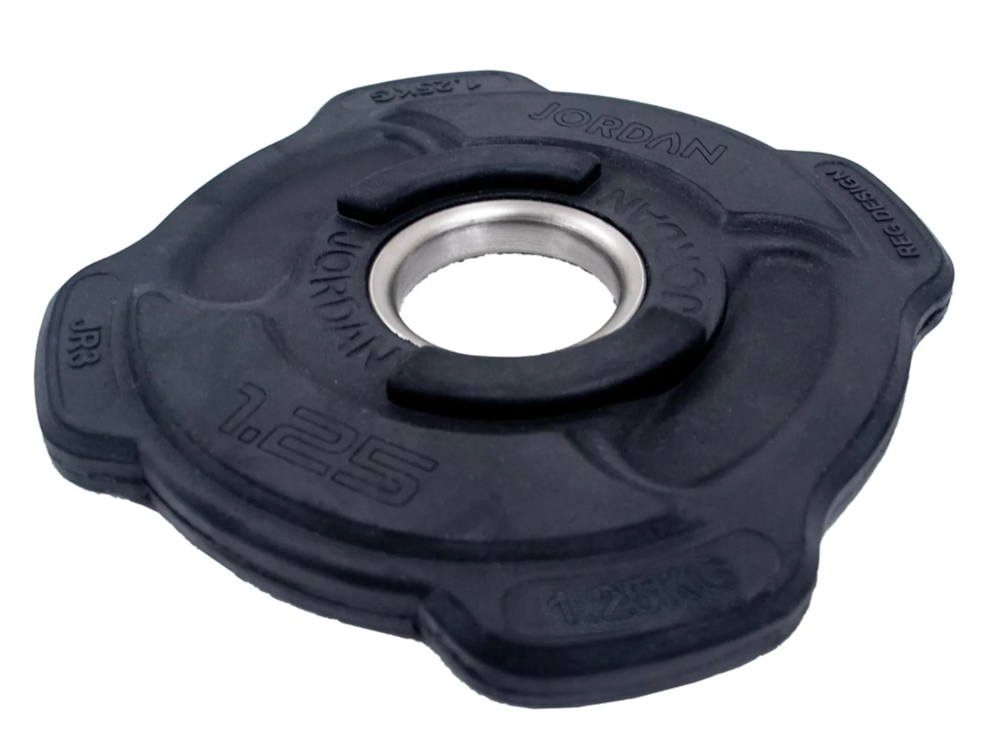 Jordan V2 Individual Ignite Premium Rubber Olympic Discs - 1.25kg, Exercise equipment for bad knees, Weighted vest 20lbs