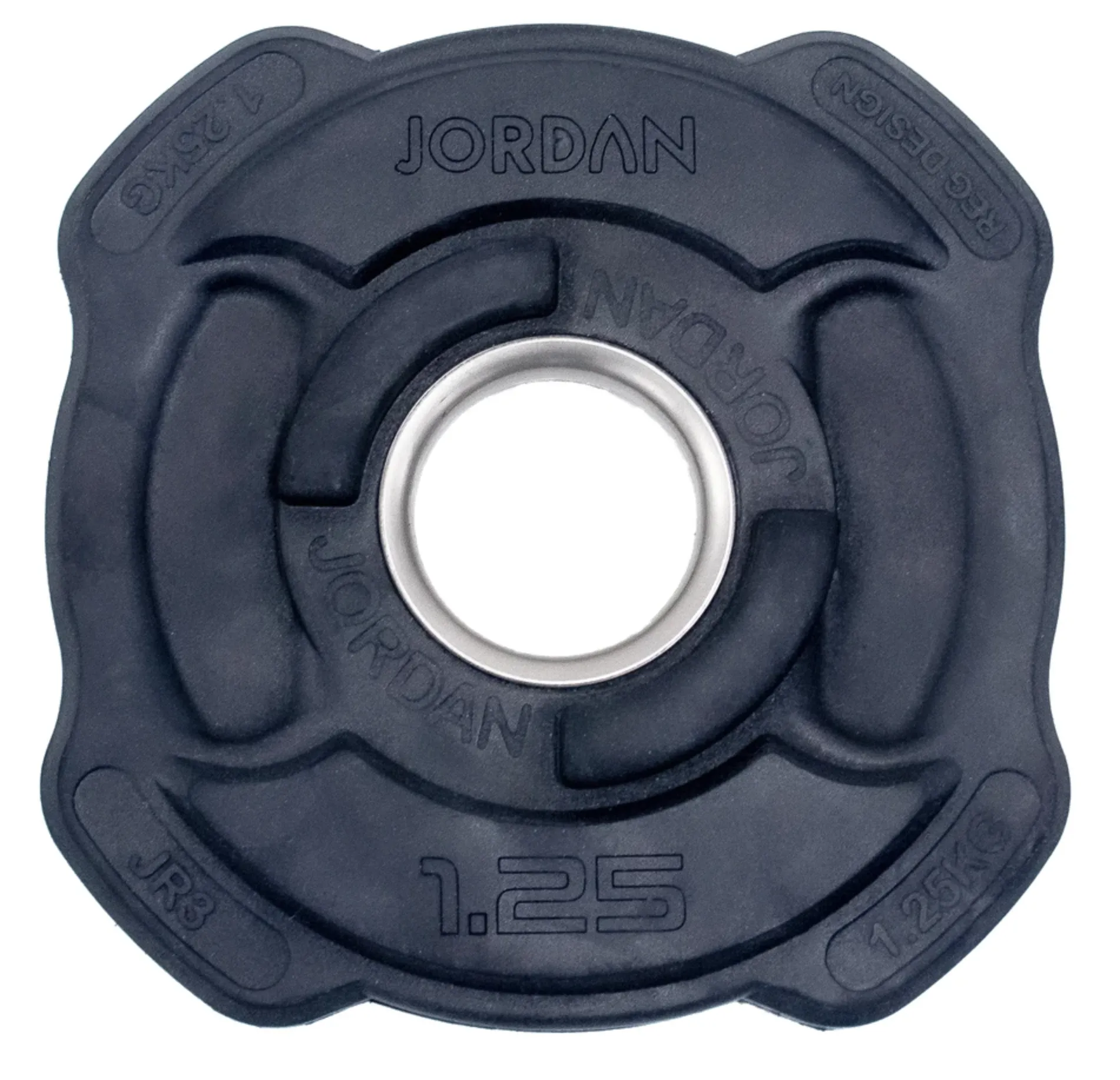 Hot Deal Jordan V2 Individual Ignite Premium Rubber Olympic Discs - 1.25kg Made for You, Rear Drive