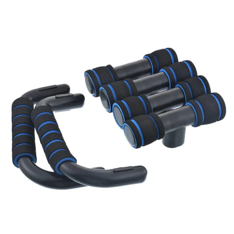 Striped Push-Up Stand 2 Pcs Set, Weight bench for home, Magnetic rowing machine