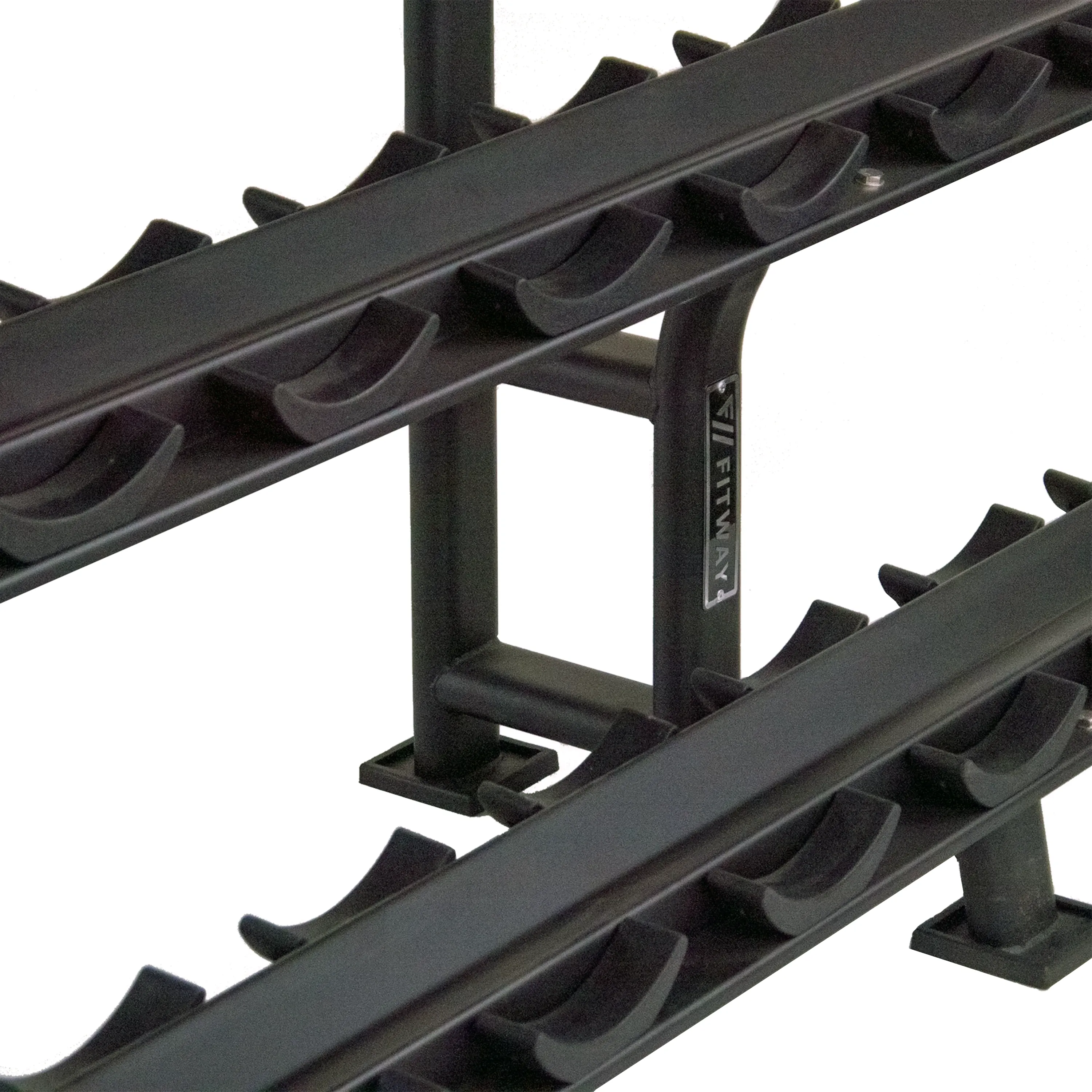 3-Tier Saddle Rack - 15 pair, Metal Weights, Foam roller high density, Studio Dumbbells