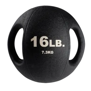 Hot Pick Bodysolid Dual Grip Medicine Ball- 16lb Fresh Drop, Flooring