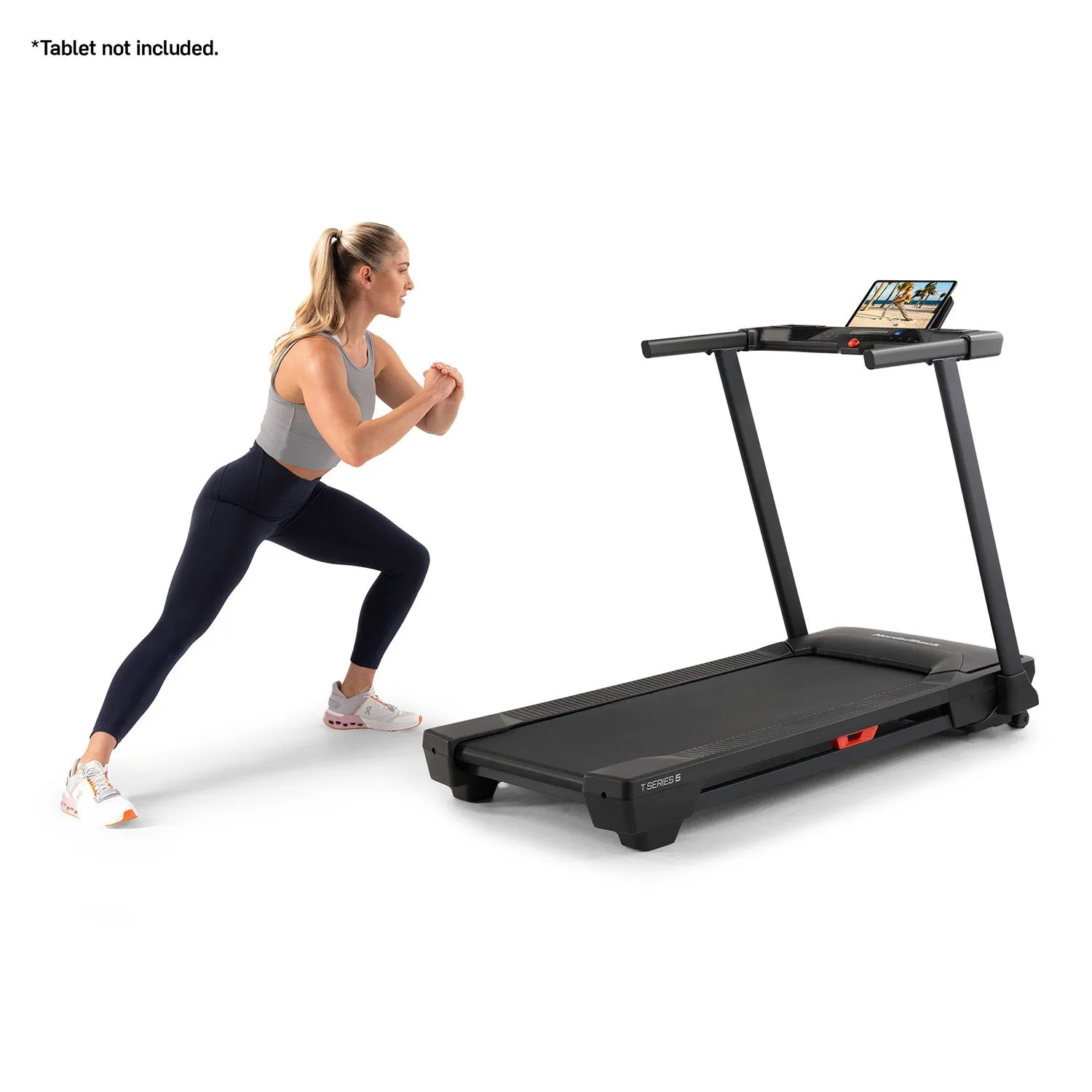 NordicTrack T Series 5 Treadmill, Weighted Vests, Slam Balls
