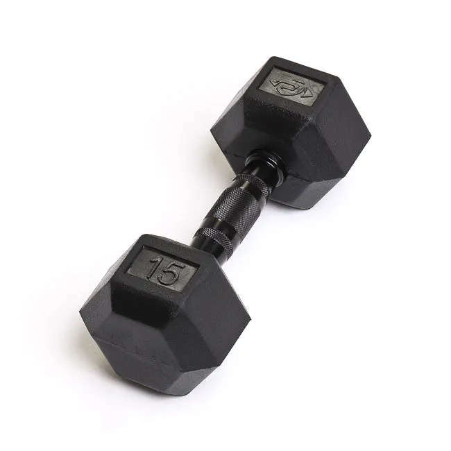 Hot Right Now 15lb Virgin Rubber Hex Dumbbell Low Odour SDVR-15 Hot Deal, Exercise bike indoor, Vibration plate machine