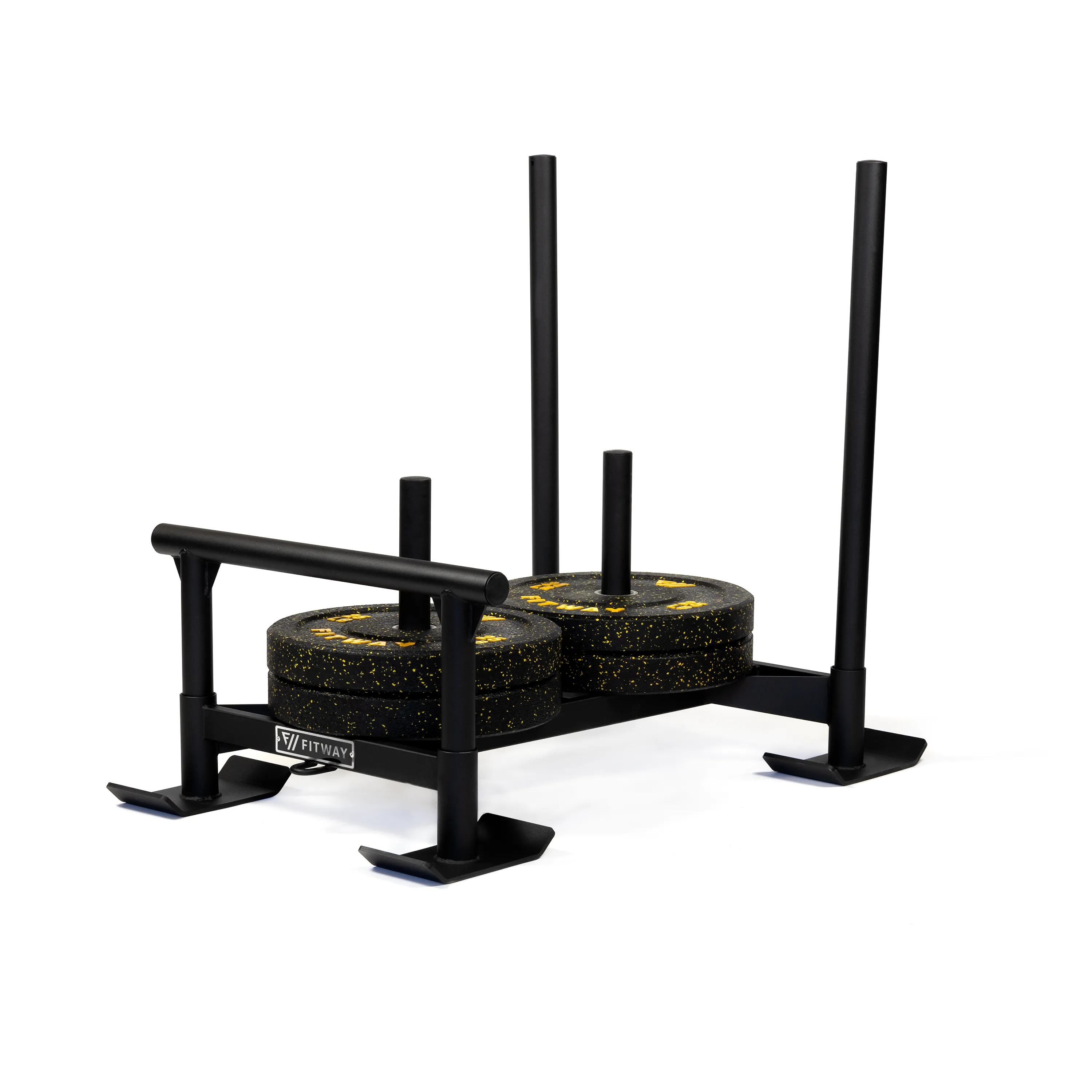Fitway Power Sled - Black, Gym equipment maintenance kit, Dumbbells, Agility ladder