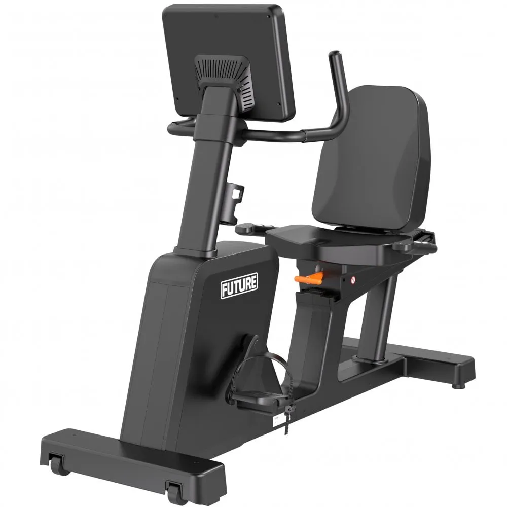 Future Elite Series R880 Commercial Recumbent Bike - LED Console, Meditation cushion, Studio Bikes, Suspension trainer straps