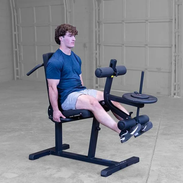 GLCE365 Seated Leg Extension/ Supine Curl, Cervical neck traction, Rebounders, Flooring