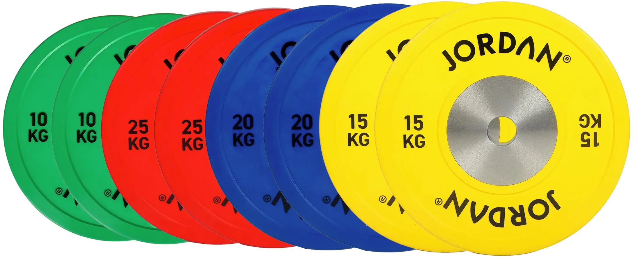 Jordan Calibrated Colour Rubber Competition Plate, Yoga Props
