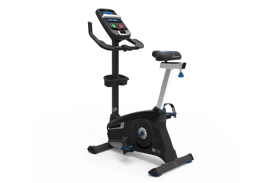 Hot Right Now Nautilus U618 Upright Exercise Bike Hot Pick, Balance,Stability, Running belt hydration, Wall mounted bike rack