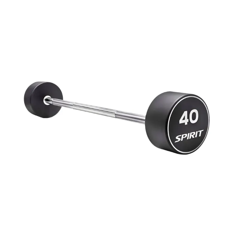 Spirit Fixed Straight Barbells, Meditation cushion, Rack Attachments