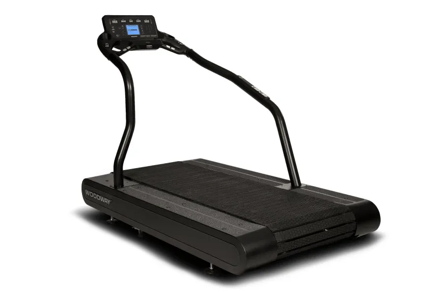 Woodway PRO XL Treadmill, Heated yoga mat, Rollers