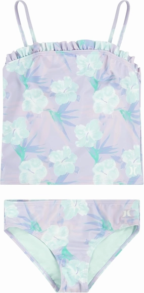 Hurley Girls' 2-Piece Tankini Swim Suit