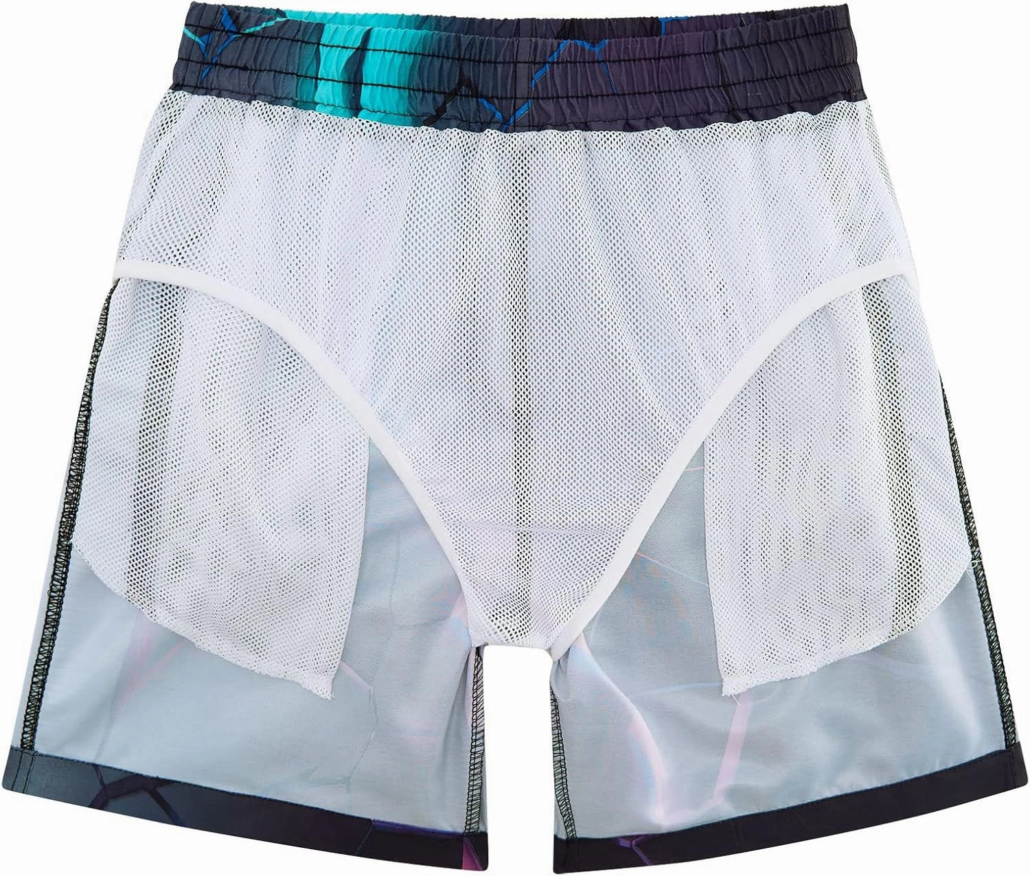 Idgreatim Teens Boys Swim Trunks Quick Dry Beach Swimwear UPF 50  Board Shorts with Mesh Lining 6-14 Years