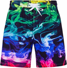 Idgreatim Teens Boys Swim Trunks Quick Dry Beach Swimwear UPF 50  Board Shorts with Mesh Lining 6-14 Years