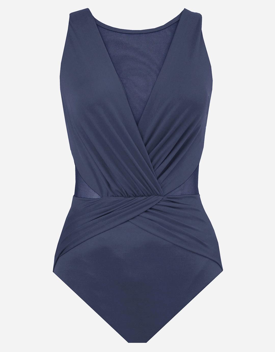 Illusionist Crossover Swimsuit - Midnight
