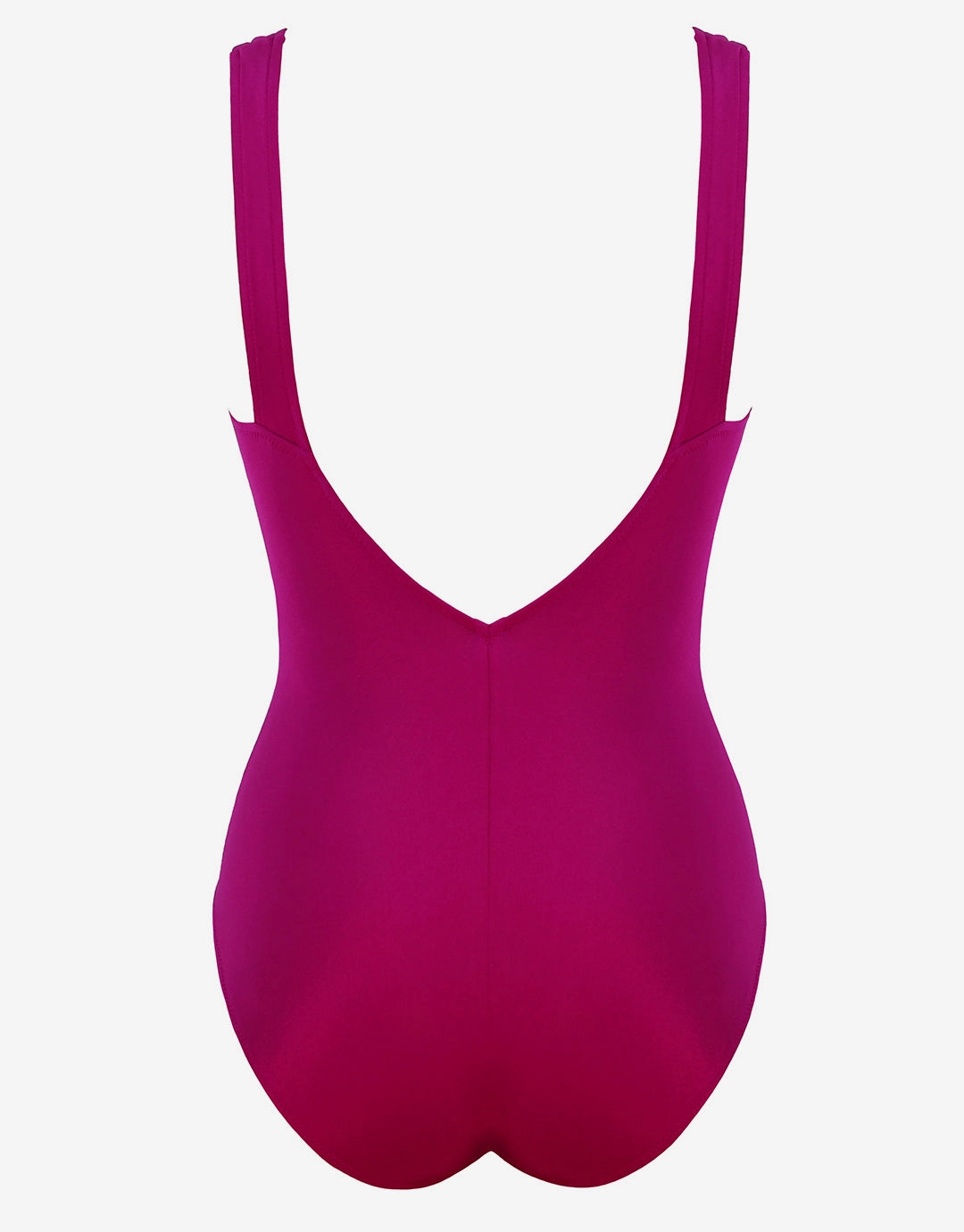 Impact Ruched Front Swimsuit - Berry Glaze