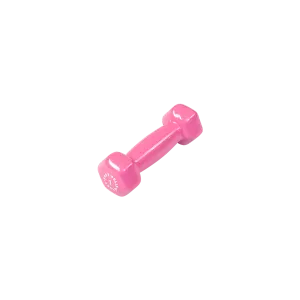 Instant Classic Bodysolid Pink 1lb Vinyl Dumbbell Unbeatable Combo, Pre-workout powder, Medicine Ball,Weight Ball