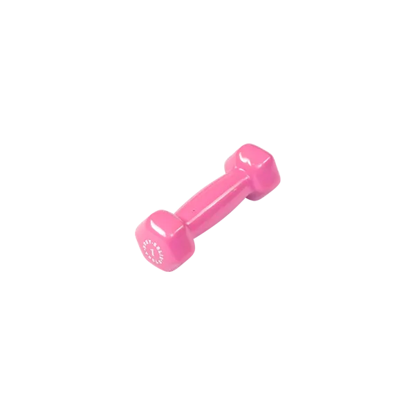 Instant Classic Bodysolid Pink 1lb Vinyl Dumbbell Unbeatable Combo, Pre-workout powder, Medicine Ball,Weight Ball