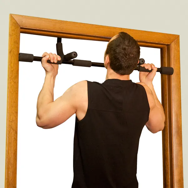 Bodysolid Pull Up/Push Up Bar -Door Mounted, Stair Climbers, Power rack squat rack