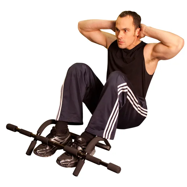 Bodysolid Pull Up/Push Up Bar -Door Mounted, Exercise Rings, Storage, Sweatproof headband