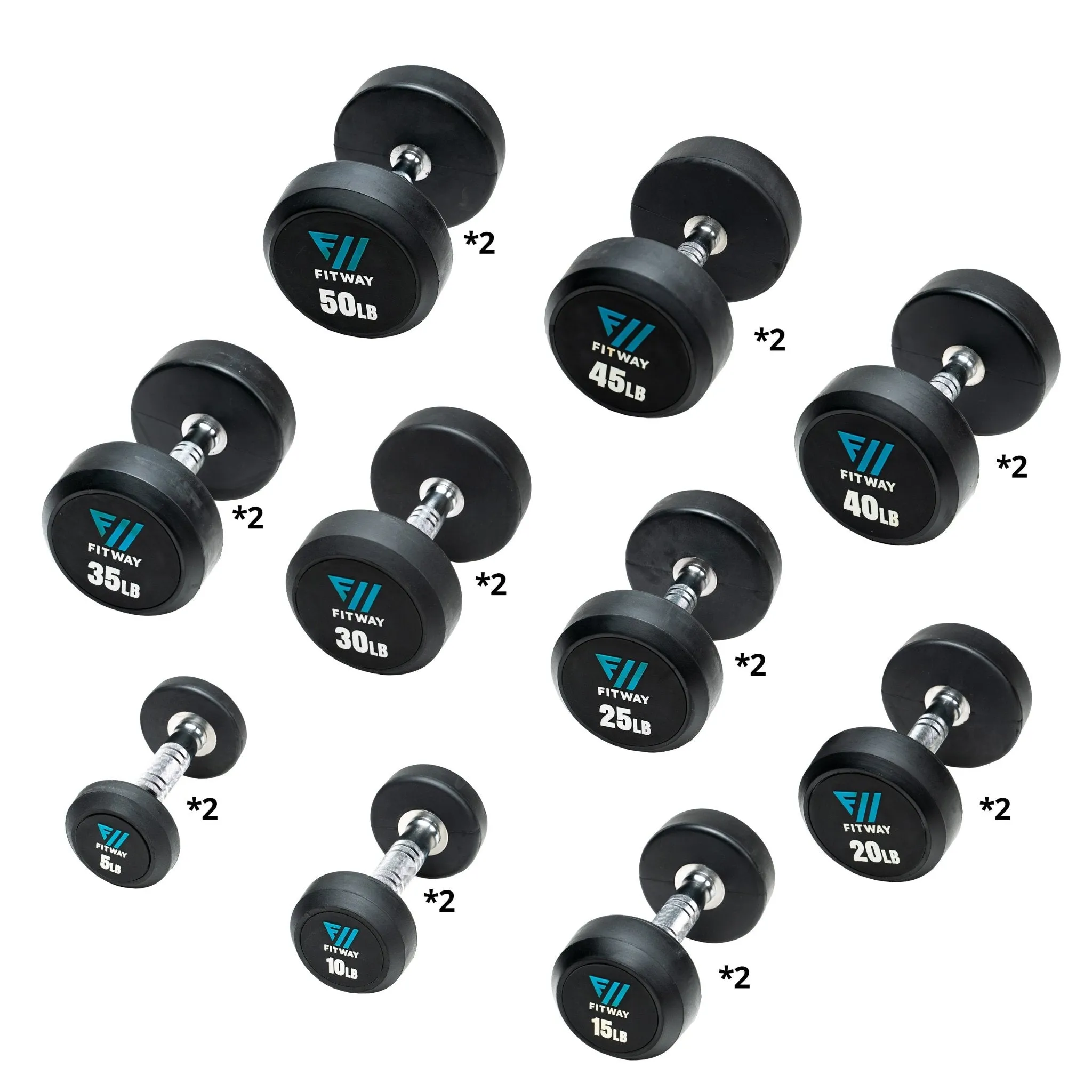 Instant Classic Fitway Commercial Dumbbell Set, 5lb - 50lb Better Than Ever, AI posture sensor, Weight Bar Collars, Indoor slide playground